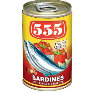 555 Sardines In Tomato Sauce – 155g