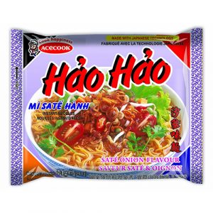 Hao Hao Instant Noodles Sate Onion  Flavour – 74g